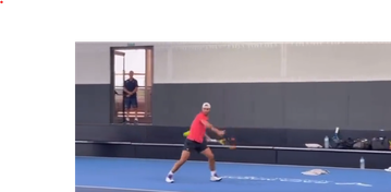 Nadal regressa aos treinos e deixa fãs a suspirar (vídeo)