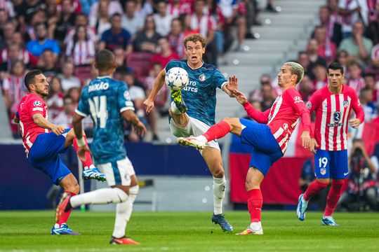 Champions em direto: siga aqui o Atlético Madrid-Feyenoord