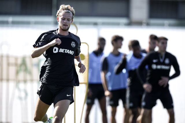 Sporting: treino de recuperação para os titulares com a Atalanta