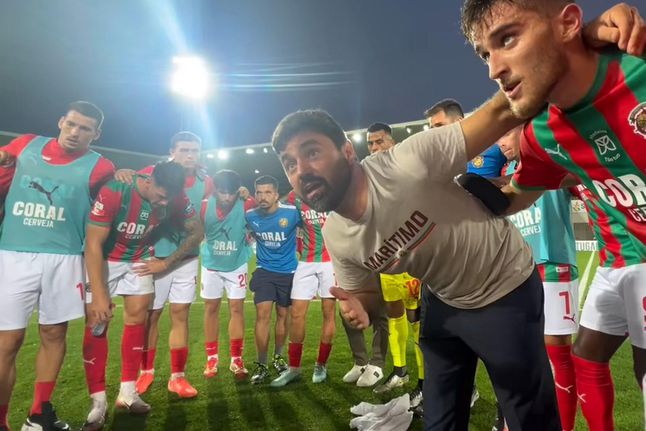 «Dar tudo!»: o discurso motivador do treinador do Marítimo