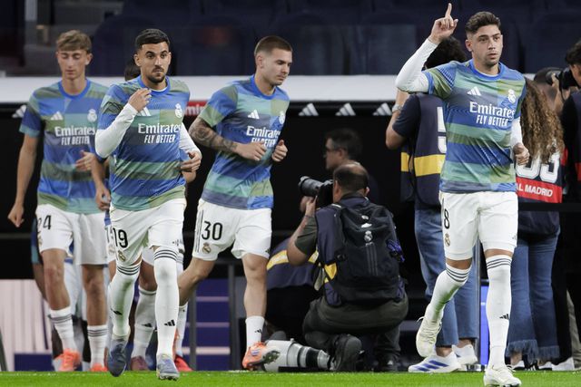 Aquecimento do Real Madrid-Villarreal