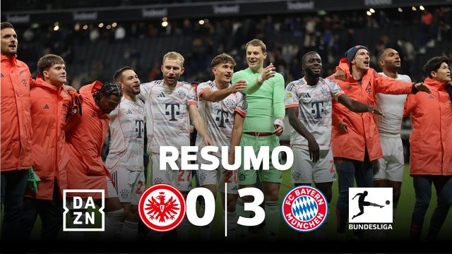 Sem espinhas: Bayern vence tranquilamente em Frankurt e dispara no topo