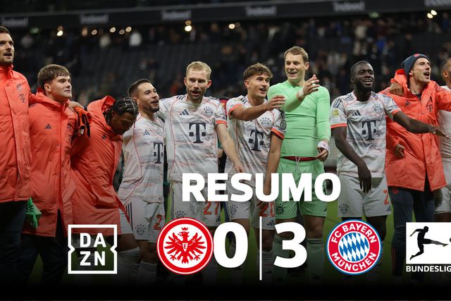 Sem espinhas: Bayern vence tranquilamente em Frankurt e dispara no topo