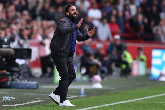 Ruben Amorim, treinador do Manchester United