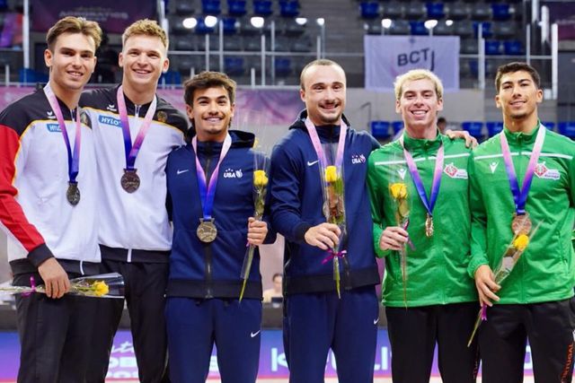Ginástica: Gabriel e Lucas sincronizados no bronze