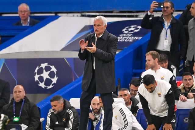 José Mourinho, treinador do Benfica