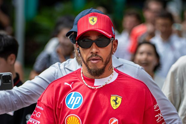 Lewis Hamilton, piloto da Ferrari