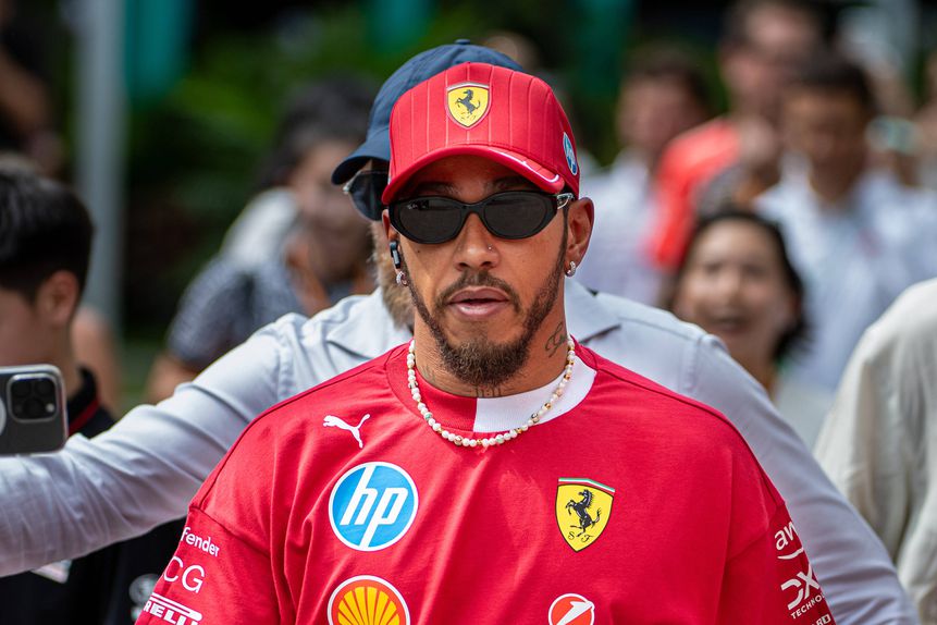 Lewis Hamilton, piloto da Ferrari