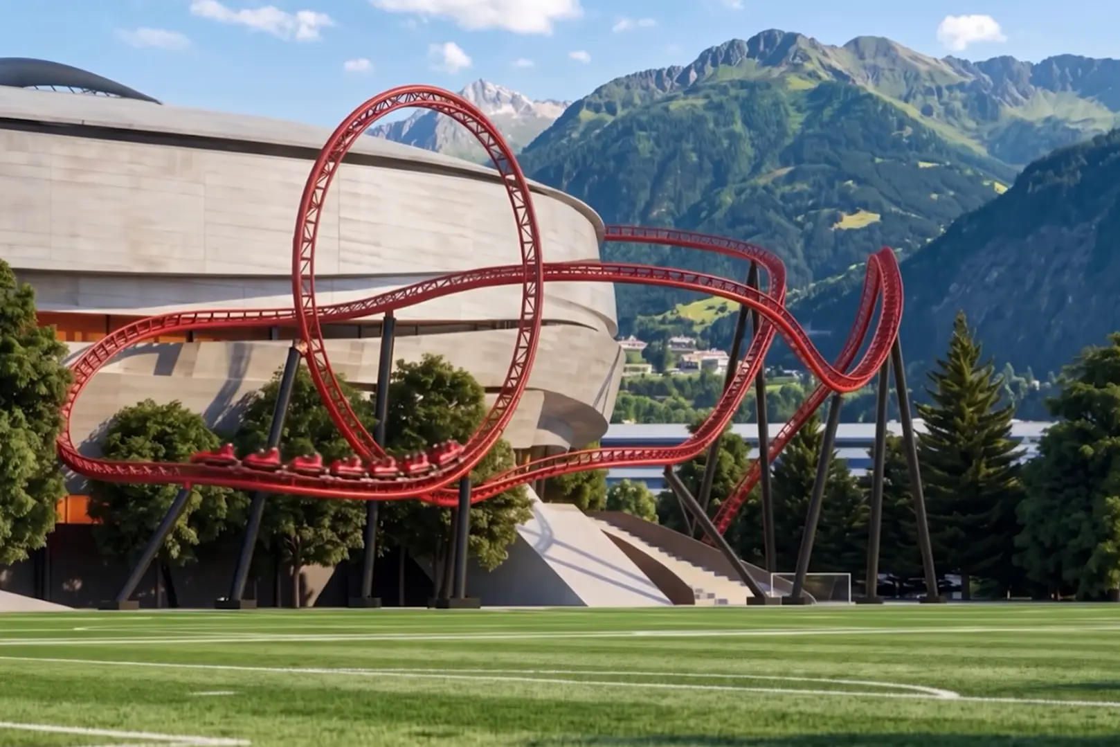 Imagem do Cervin Coliseum, futuro estádio do Sion - foto: FC SION