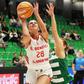 Inês Neto ataca o cesto perante o olhar de Gabby Elliott, no dérbi de basquetebol feminino entre o Sporting e o Benfica - Foto: Benfica