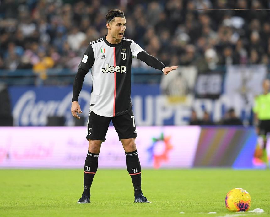 Cristiano Ronaldo marcou um livre direto pela Juventus - Foto: Imago