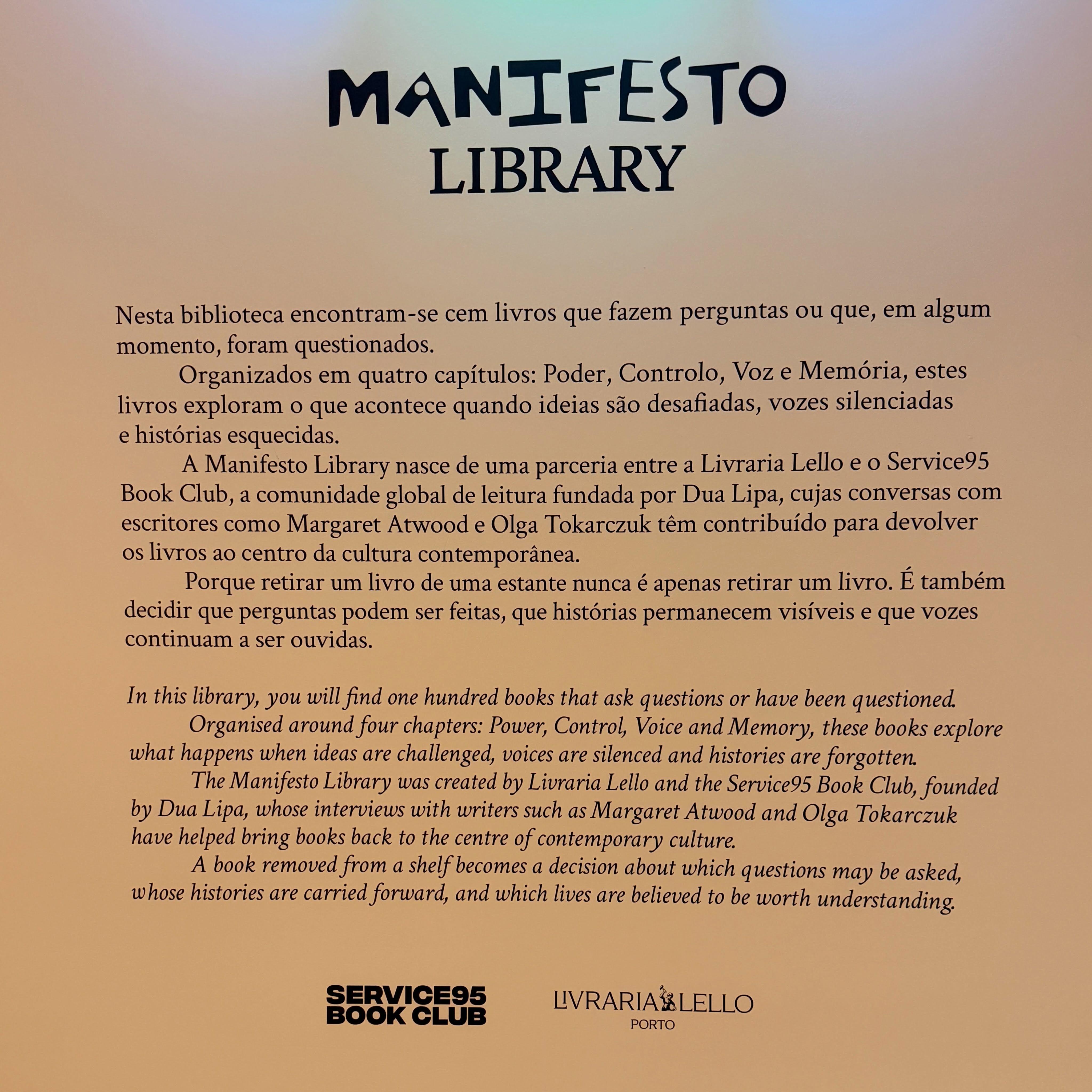Dua Lipa na livraria Lello, no Porto, para inaugurar projeto literário Manifesto Library - foto/Instagram