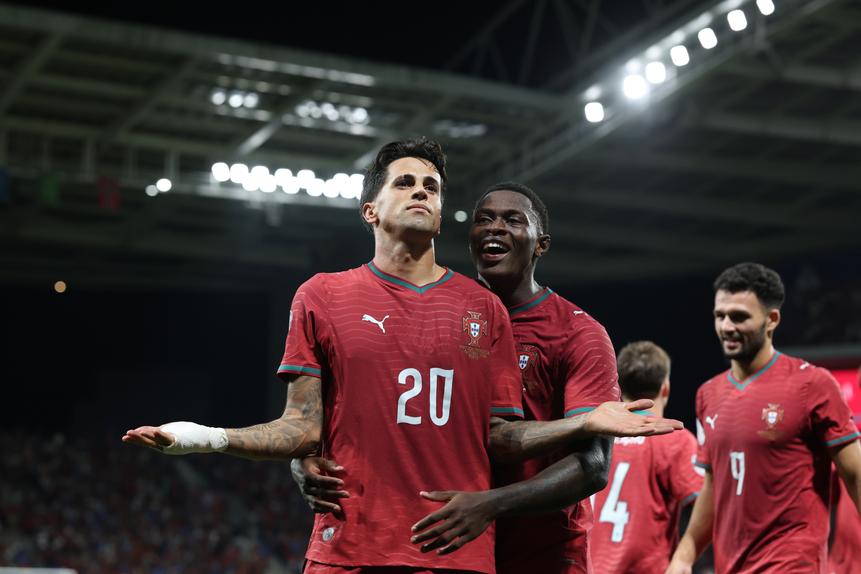 João Cancelo marcou à Noruega (Catarina Morais/Kapta+)