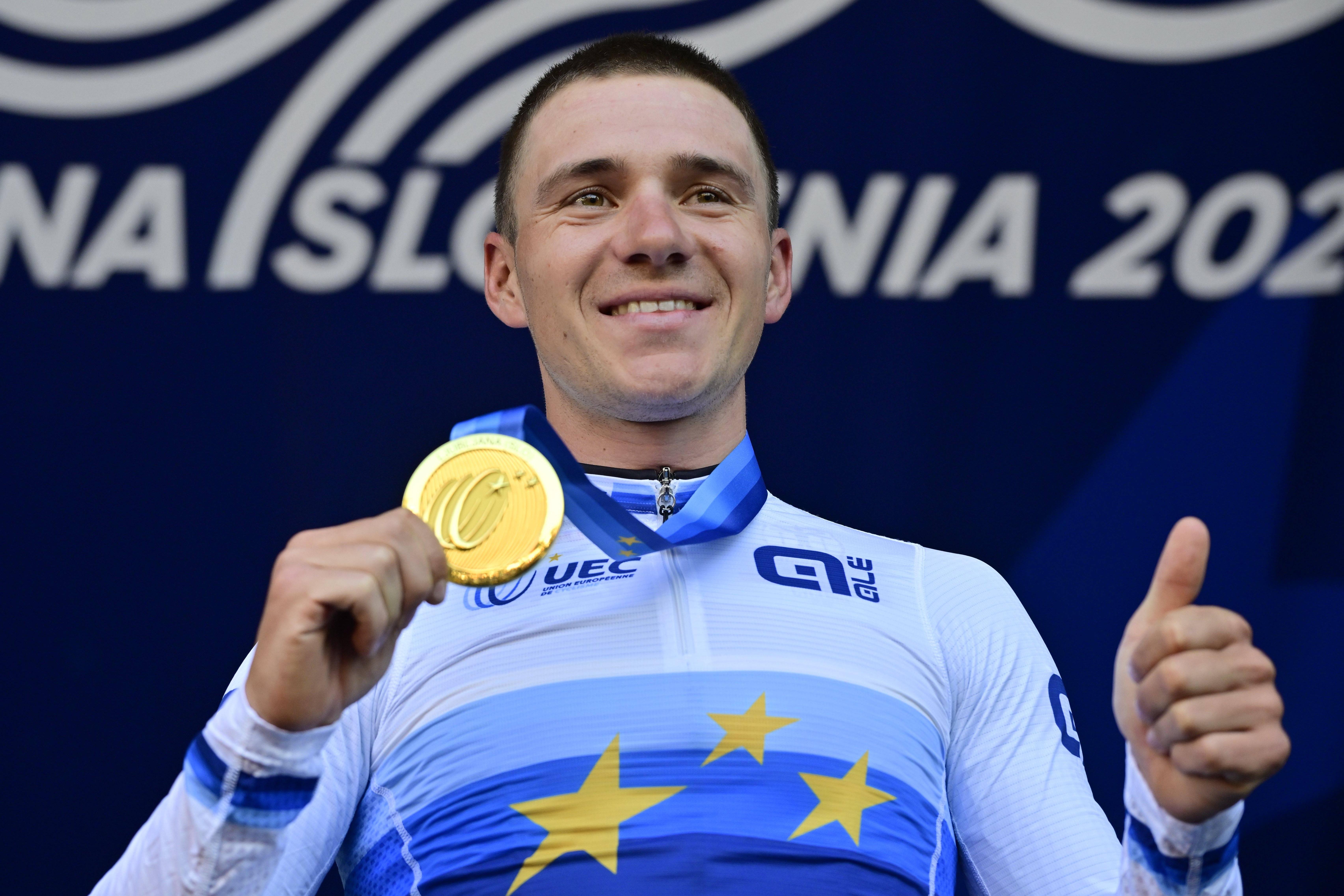 Remco Evenepoel, campeão europeu de fundo