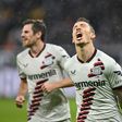 Bayer Leverkusen vence com bis de Grimaldo e mantém liderança, Union Berlim volta a perder