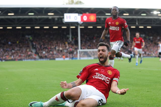 Tirou Palhinha do caminho e chutou: o golo de Bruno Fernandes (vídeo)