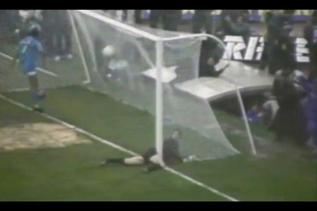 O 'livre impossível' de Maradona foi há 38 anos