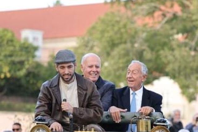 Marcelo Rebelo de Sousa andou no primeiro automóvel de Portugal