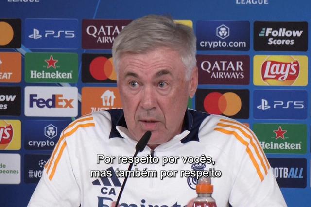 Ancelotti: «Não tenho vontade nenhuma de falar de futebol»