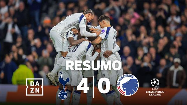 O golo do ano, a estreia de Palhinha e muito sumo na goleada do Tottenham