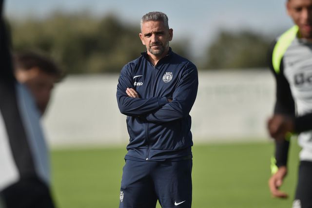 Rui Borges, treinador do Sporting - Foto: Miguel Nunes