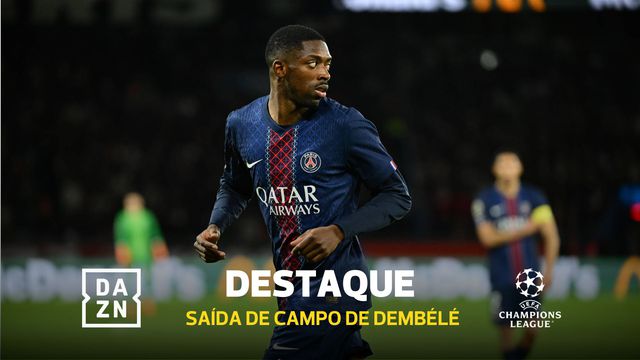 O calvário do Bola de Ouro continua: Dembélé sai de campo aos 25'
