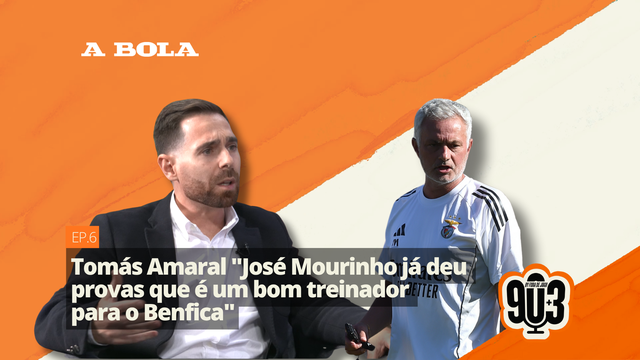 90+3 | Tomás Amaral | «José Mourinho já deu provas que é um bom treinador para o Benfica»
