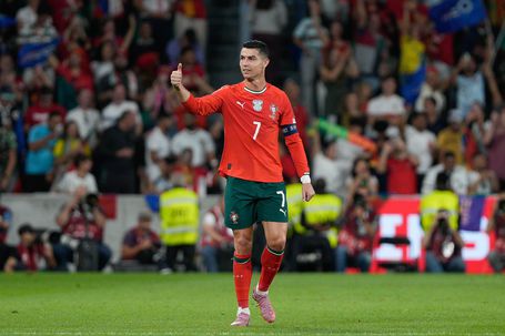 Cristiano Ronaldo a representar a Seleção Nacional
