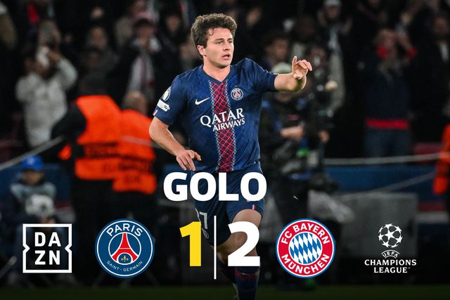 Ramos abre espaço e João Neves marca ao Bayern com remate meio acrobático