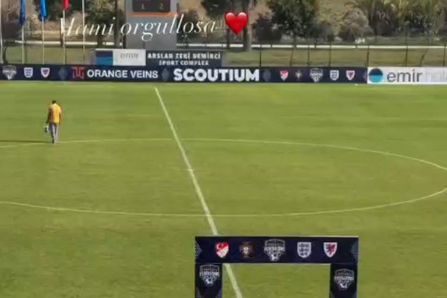 Georgina festeja conquista de Cristianinho e da Seleção sub-16 (vídeo)