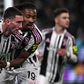 Thuram e Vlahovic celebra golo do sérvio (IMAGO)