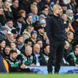Pep Guardiola, treinador do Manchester City