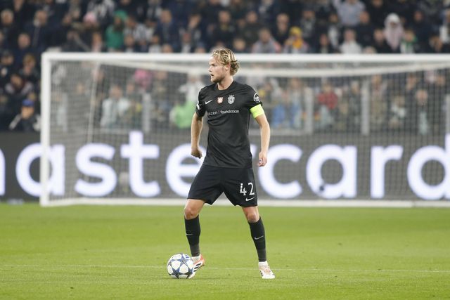 Hjulmand foi um dos elos mais fortes na equipa do Sporting frente à Juventus - Foto: IMAGO