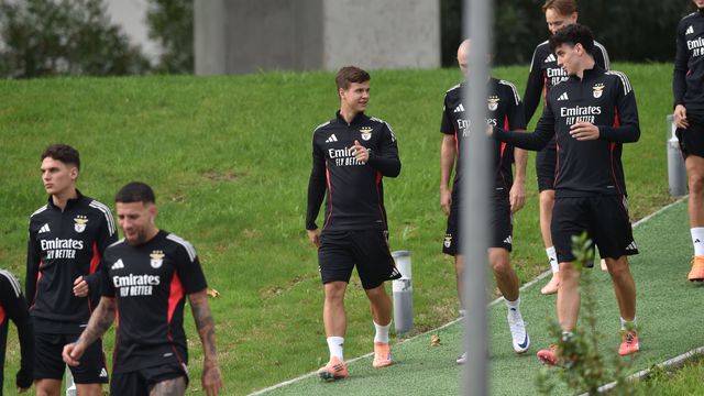 Treino do Benfica - Foto: Miguel Nunes