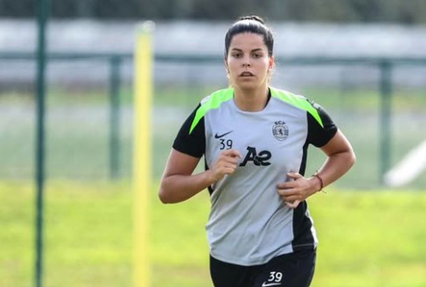 Andreia Bravo voltou a treinar-se com o plantel leonino - Foto: SPORTING CP