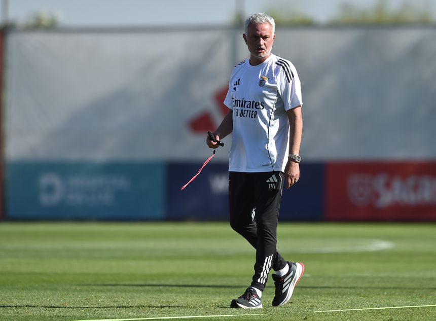 José Mourinho, treinador do Benfica - Foto: MIGUEL NUNES