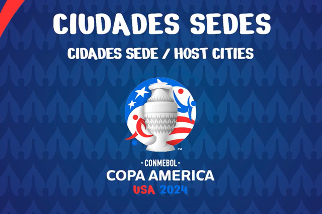 Saiba em que cidades se disputará a Copa América 2024