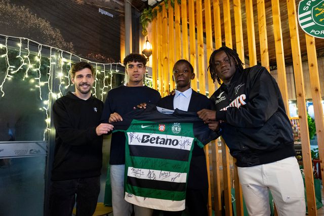 Sporting: Quenda foi estrela em jantar de Natal