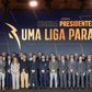Presidentes dos clubes profissionais na sede da Liga, após a 16.ª Cimeira de Presidentes (Foto: Liga Portugal)