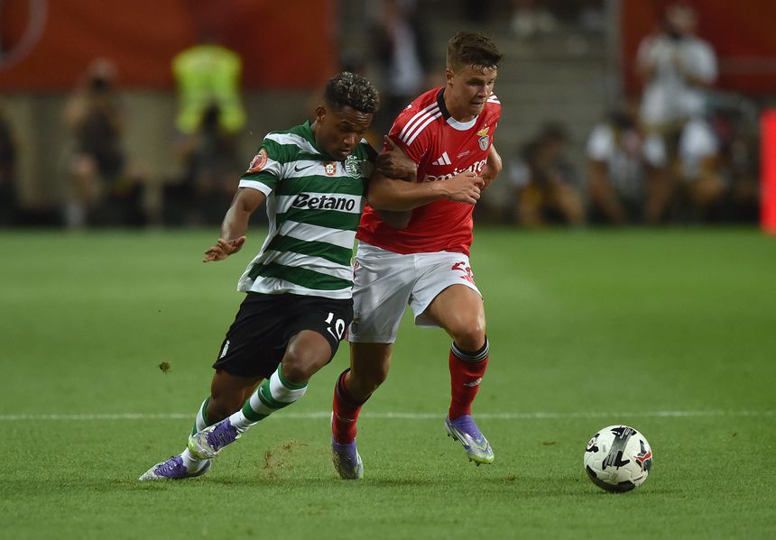 Geny Catamo e Samuel Dahl na Supertaça Cândido de Oliveira (Foto: Miguel Nunes)