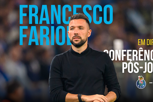 EM DIRETO: a análise de Farioli ao jogo com o V. Guimarães