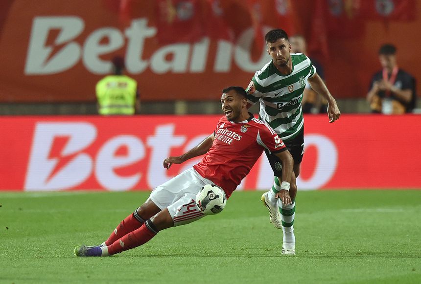 Pavlidis e Gonçalo Inácio (Foto: Miguel Nunes)