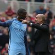 Yaya Touré e Pep Guardiola no Man. City - Foto: IMAGO