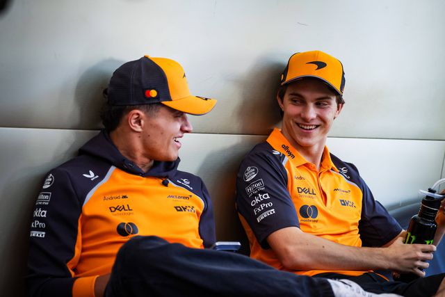 Lando Norris e Oscar Piastri, pilotos da McLaren