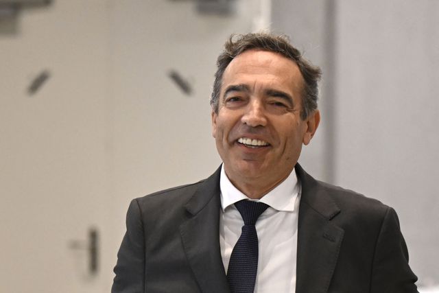 Reinaldo Teixeira, presidente da Liga, na 16.ª cimeira dos Presidentes da Liga Portuguesa de Futebol Profissional realizada esta manhã na sede da Liga Portugal, no Porto - Foto: FERNANDO VELUDO/LUSA