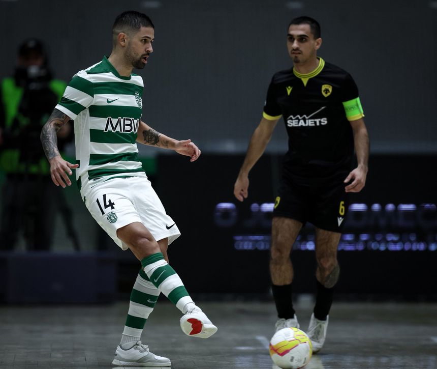 Felipe Valério foi um dos autores dos golos leoninos. Foto: Sporting CP