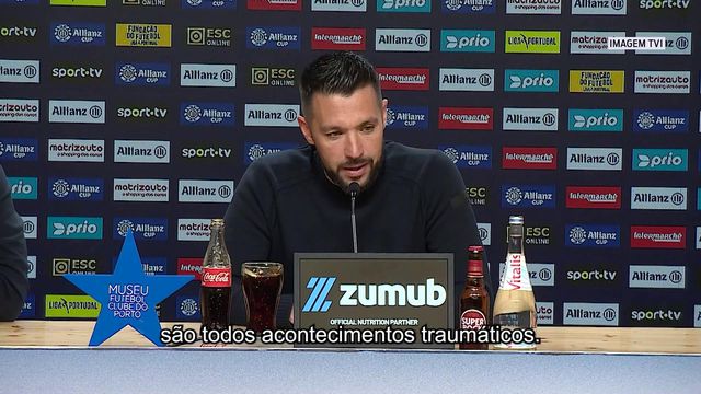 Farioli desabafa: «Esta semana tem sido muito azarada»