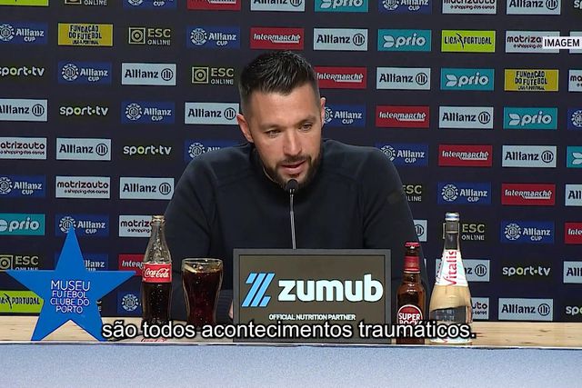 Farioli desabafa: «Esta semana tem sido muito azarada»