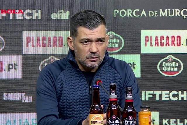 Sérgio Conceição reage à manifestação dos adeptos