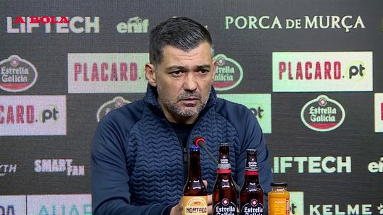 Sérgio Conceição reage à manifestação dos adeptos